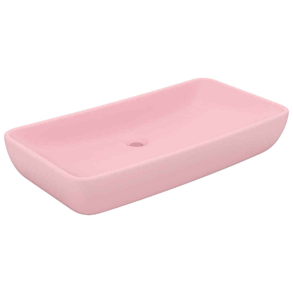 Luxury Ceramic Basin, Rectangular - Various Matt Colours - Bend