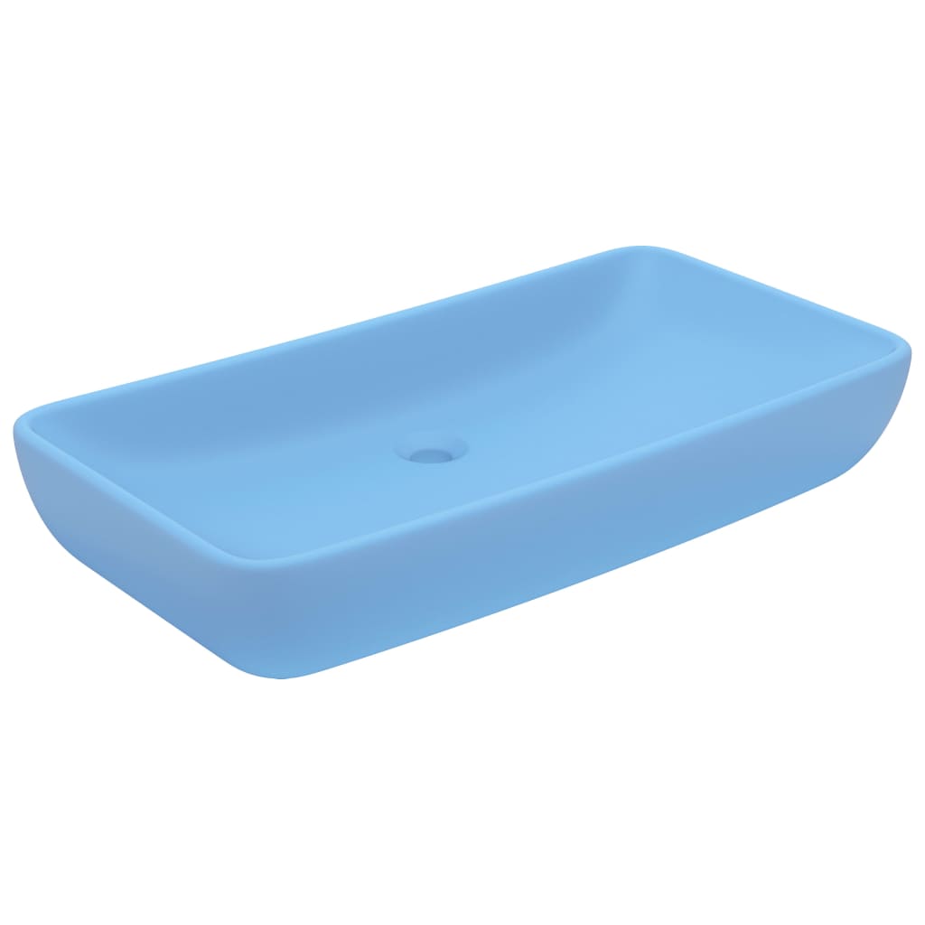 Luxury Ceramic Basin, Rectangular - Various Matt Colours - Bend