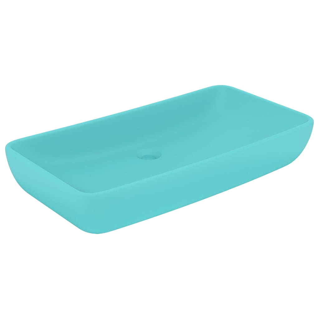 Luxury Ceramic Basin, Rectangular - Various Matt Colours - Bend