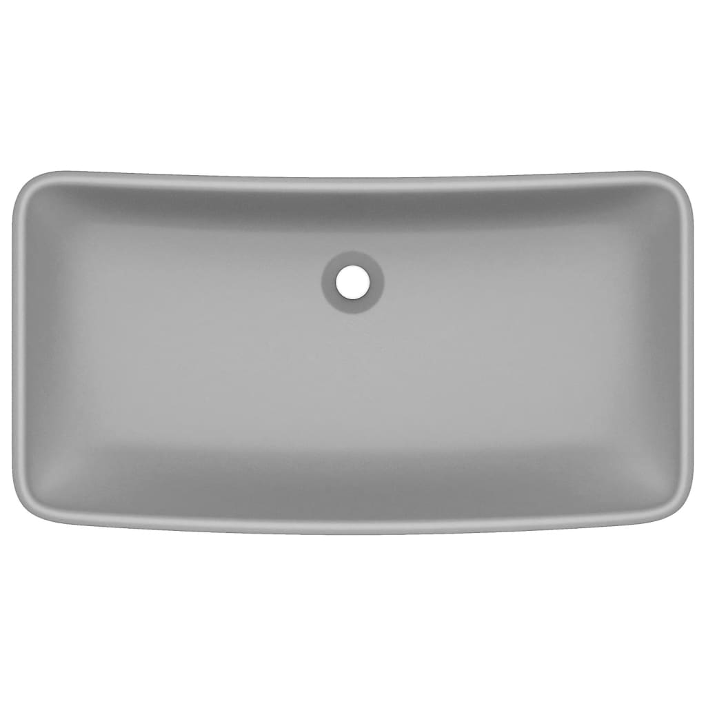 Luxury Ceramic Basin, Rectangular - Various Matt Colours - Bend