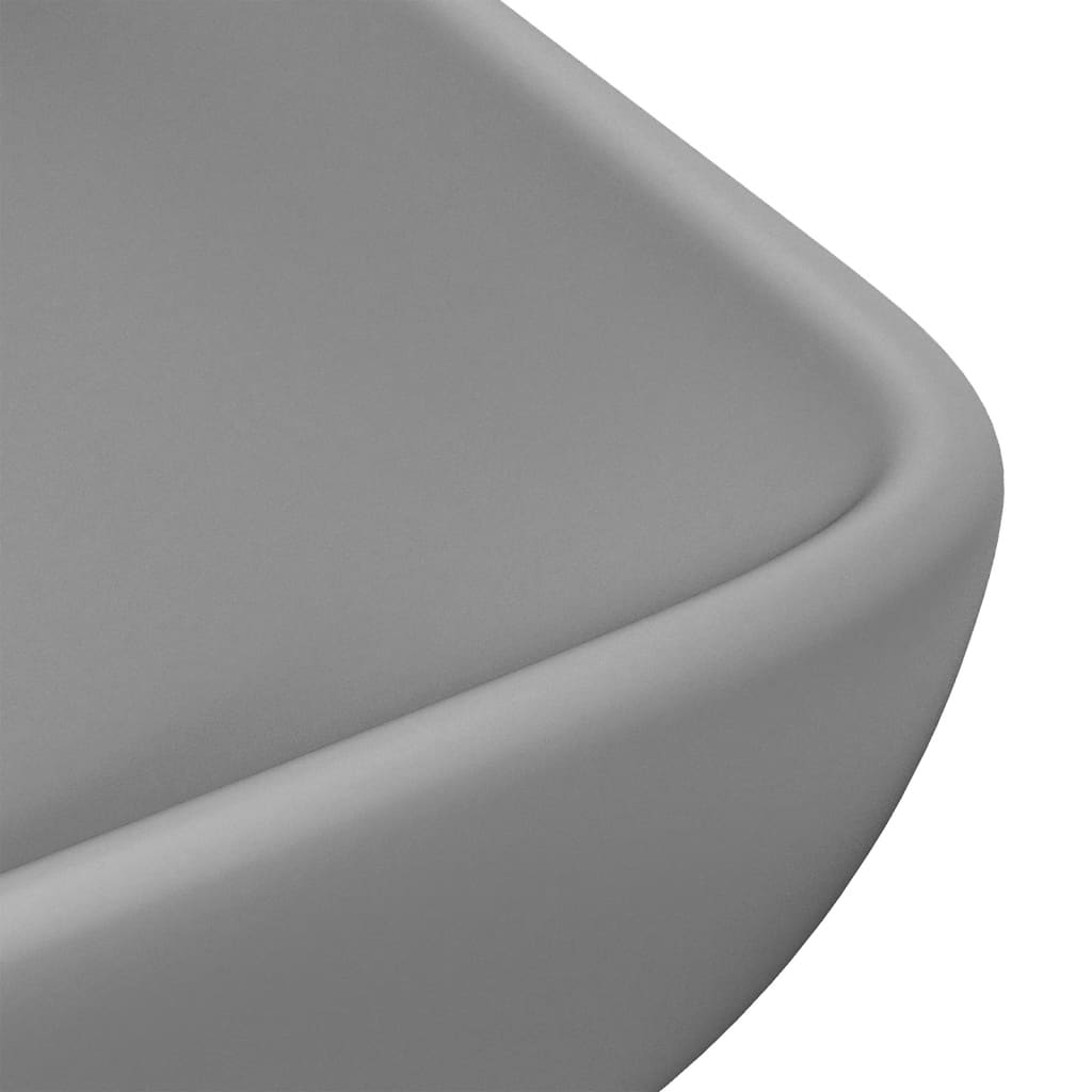 Luxury Ceramic Basin, Rectangular - Various Matt Colours - Bend