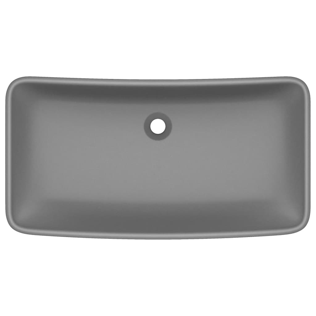 Luxury Ceramic Basin, Rectangular - Various Matt Colours - Bend