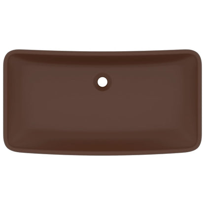 Luxury Ceramic Basin, Rectangular - Various Matt Colours - Bend