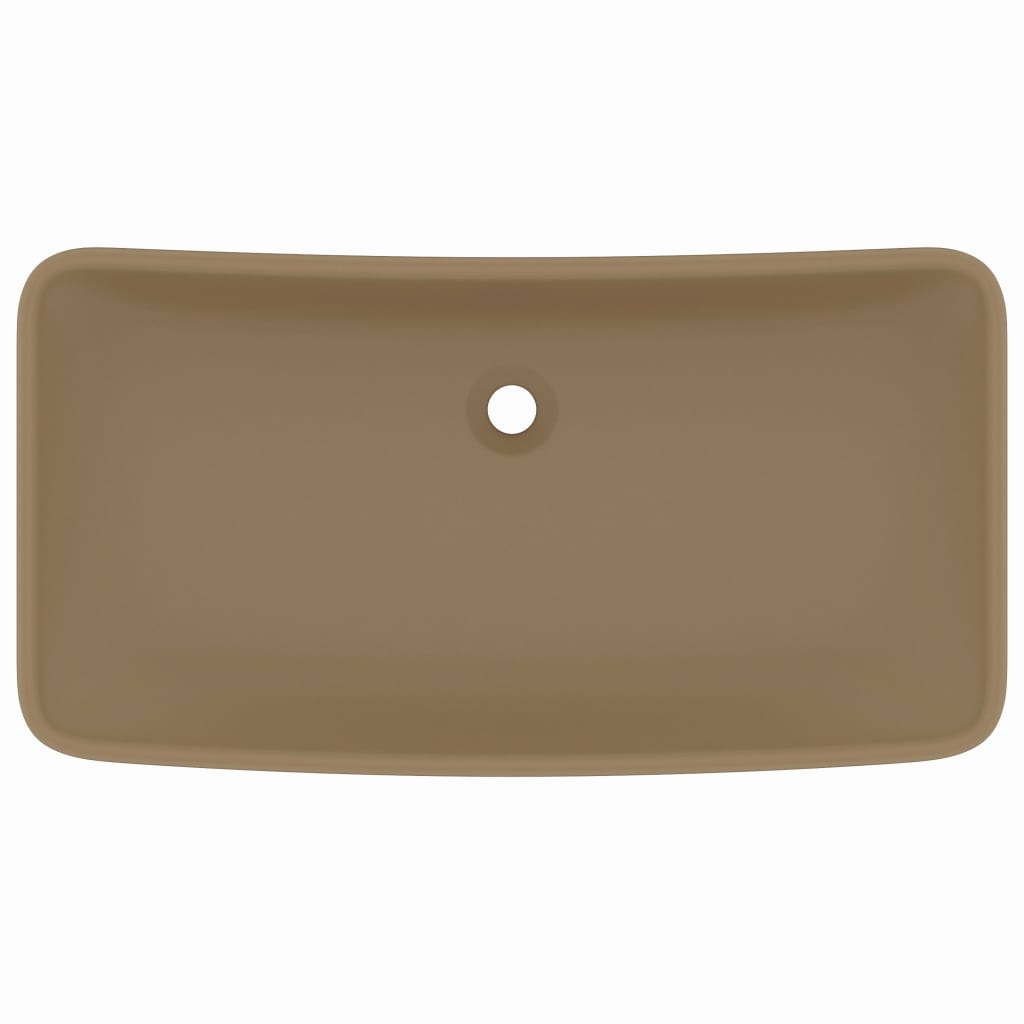 Luxury Ceramic Basin, Rectangular - Various Matt Colours - Bend