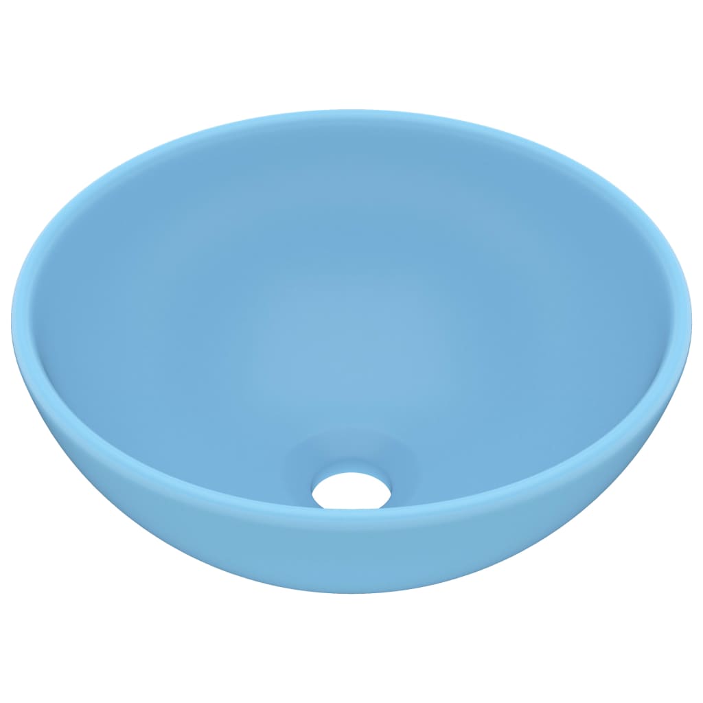 Luxury Ceramic Bathroom Basin Round - Various Matt Colours - Bend