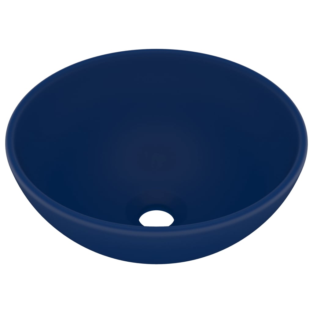 Luxury Ceramic Bathroom Basin Round - Various Matt Colours - Bend