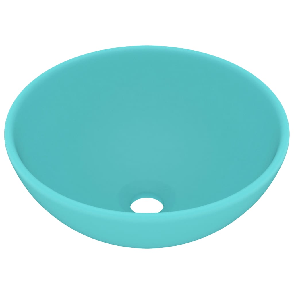 Luxury Ceramic Bathroom Basin Round - Various Matt Colours - Bend