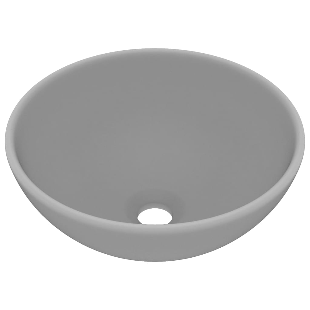 Luxury Ceramic Bathroom Basin Round - Various Matt Colours - Bend