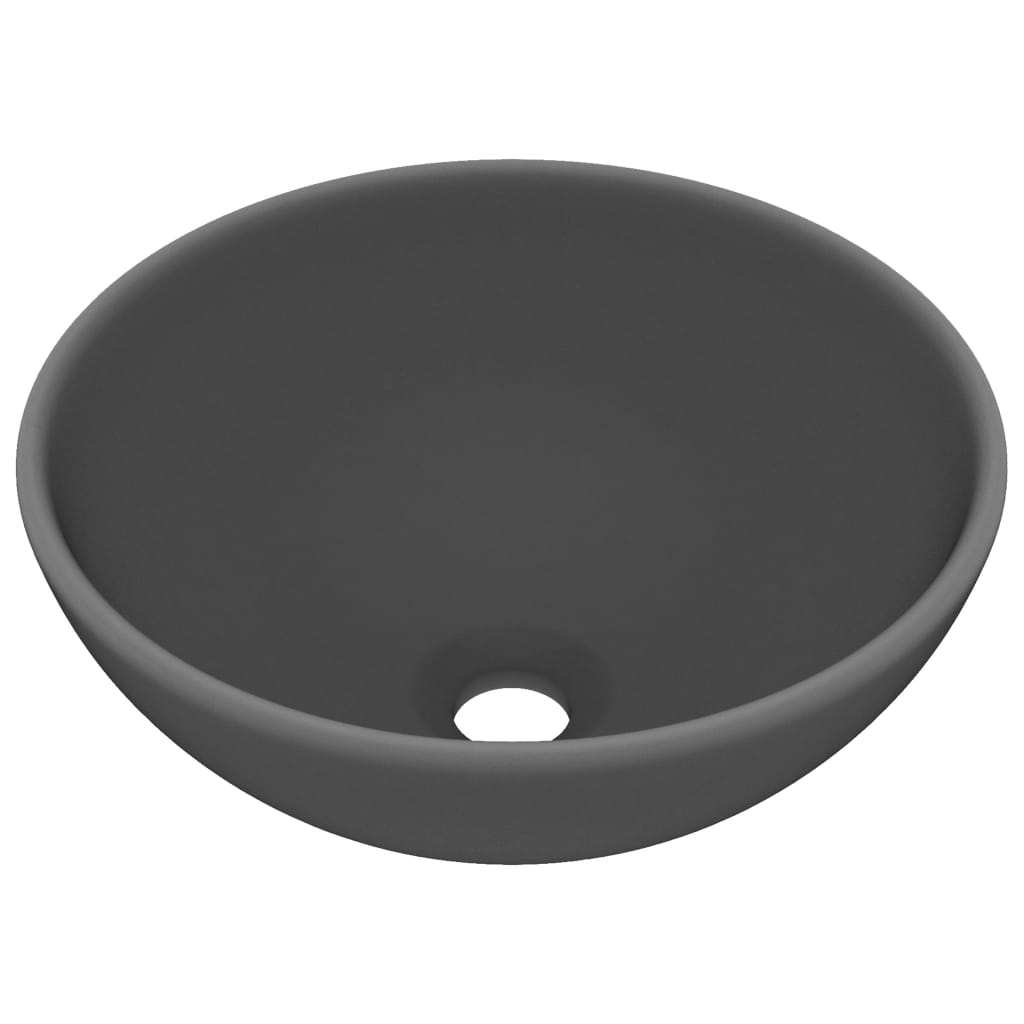 Luxury Ceramic Bathroom Basin Round - Various Matt Colours - Bend