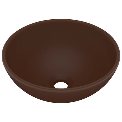 Luxury Ceramic Bathroom Basin Round - Various Matt Colours - Bend