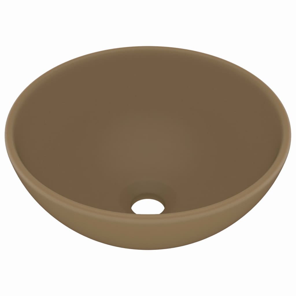 Luxury Ceramic Bathroom Basin Round - Various Matt Colours - Bend