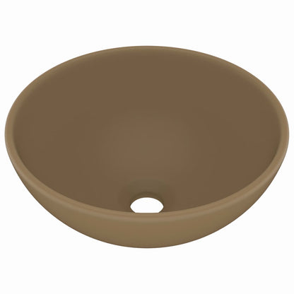 Luxury Ceramic Bathroom Basin Round - Various Matt Colours - Bend