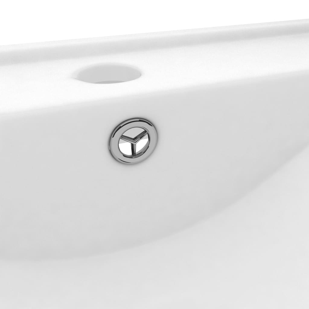 Luxury Ceramic Basin with Faucet Hole - Various Matt Colours - Bend