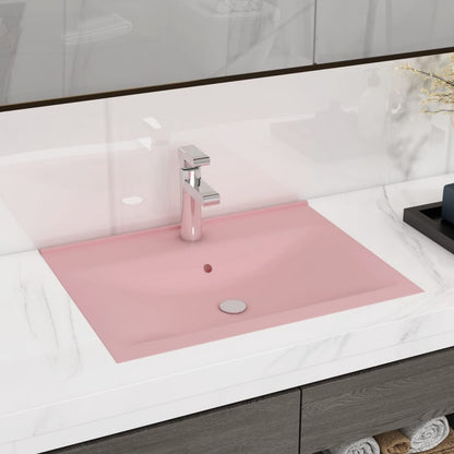 Luxury Ceramic Basin with Faucet Hole - Various Matt Colours - Bend