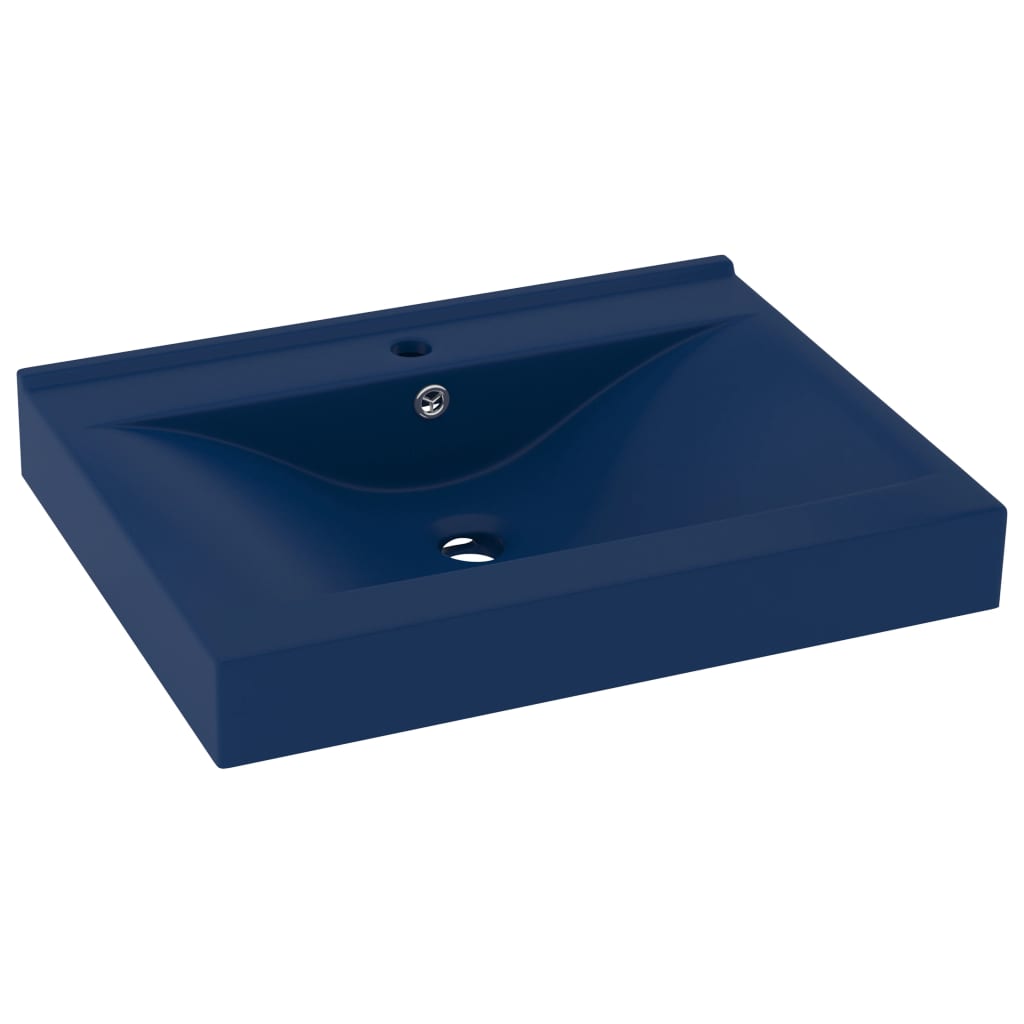 Luxury Ceramic Basin with Faucet Hole - Various Matt Colours - Bend