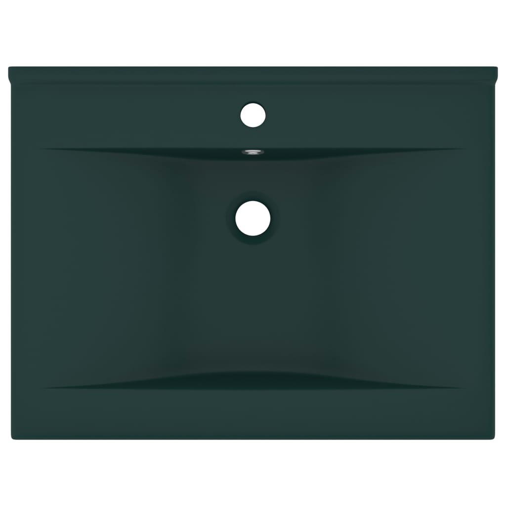 Luxury Ceramic Basin with Faucet Hole - Various Matt Colours - Bend