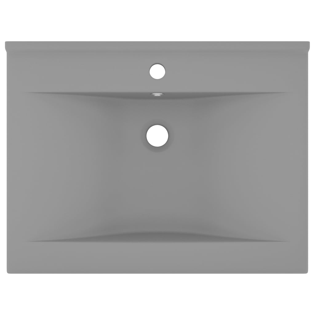 Luxury Ceramic Basin with Faucet Hole - Various Matt Colours - Bend