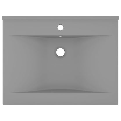 Luxury Ceramic Basin with Faucet Hole - Various Matt Colours - Bend