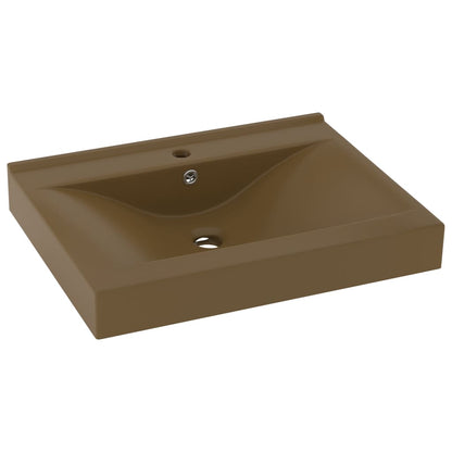 Luxury Ceramic Basin with Faucet Hole - Various Matt Colours - Bend