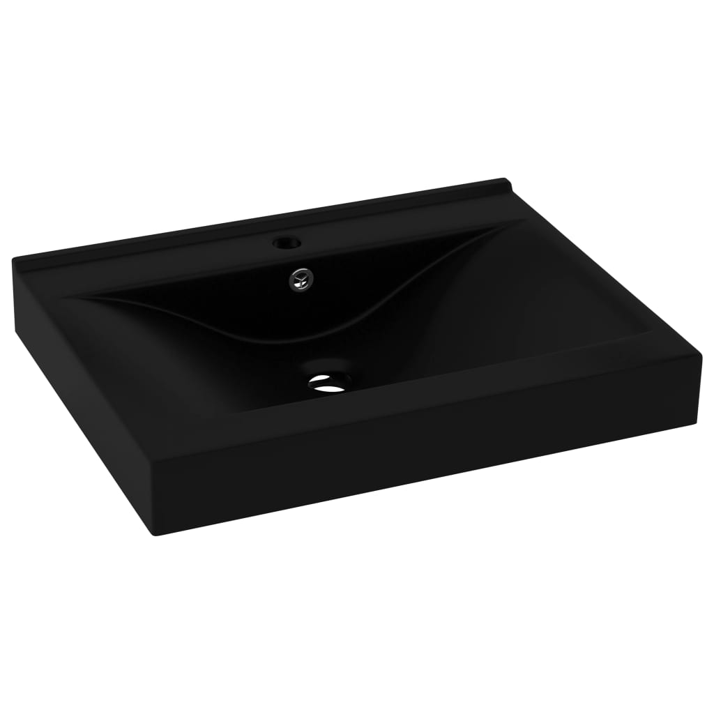 Luxury Ceramic Basin with Faucet Hole - Various Matt Colours - Bend