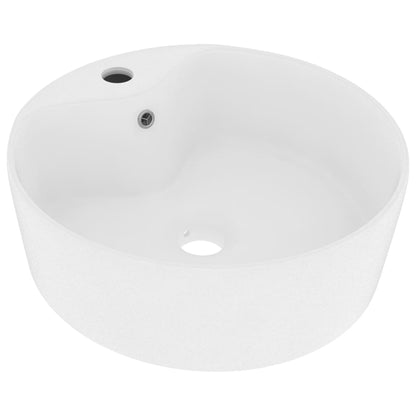 Ceramic Wash Basin with Overflow - Various Finishes - Bend