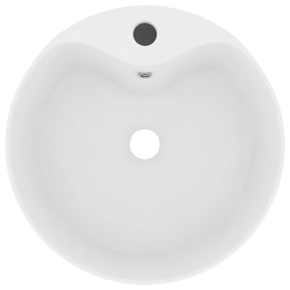 Ceramic Wash Basin with Overflow - Various Finishes - Bend