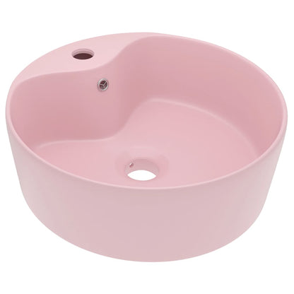 Ceramic Wash Basin with Overflow - Various Finishes - Bend