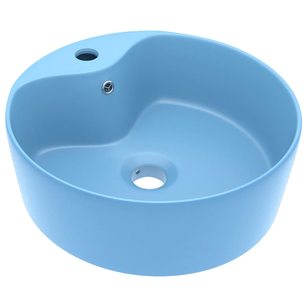 Ceramic Wash Basin with Overflow - Various Finishes - Bend