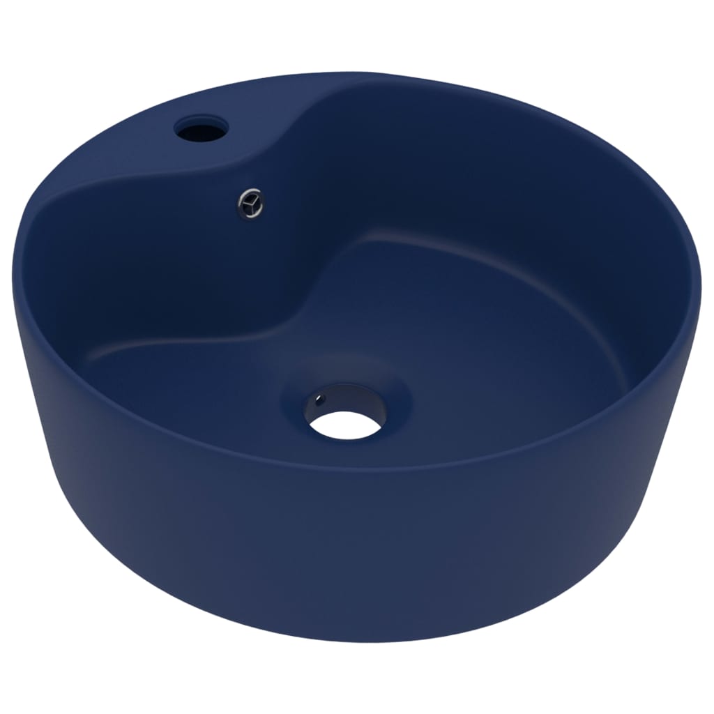 Ceramic Wash Basin with Overflow - Various Finishes - Bend