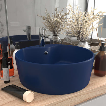 Ceramic Wash Basin with Overflow - Various Finishes - Bend