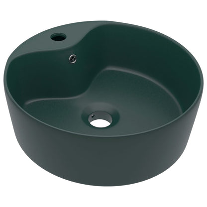 Ceramic Wash Basin with Overflow - Various Finishes - Bend