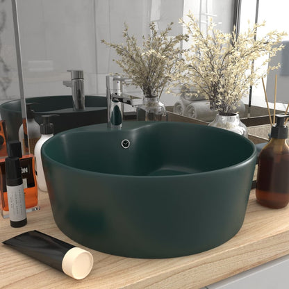 Ceramic Wash Basin with Overflow - Various Finishes - Bend