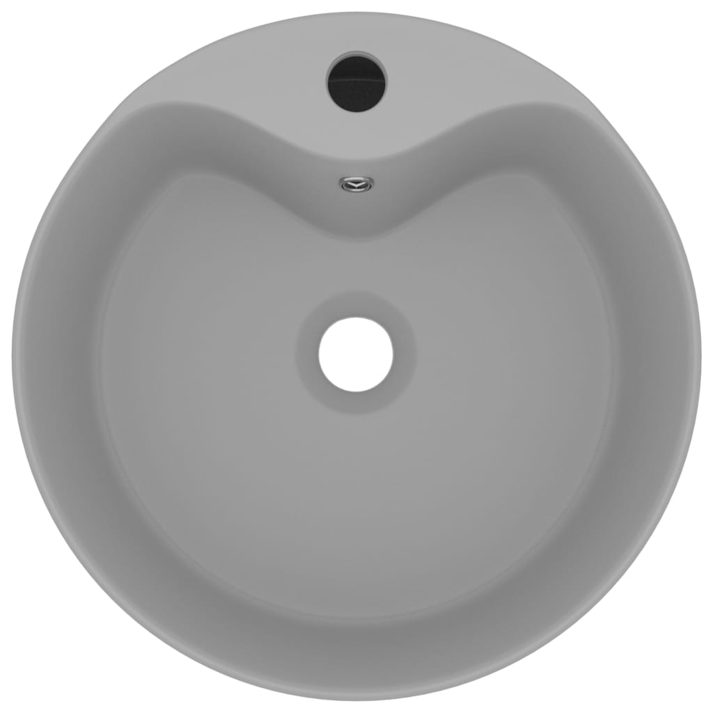 Ceramic Wash Basin with Overflow - Various Finishes - Bend