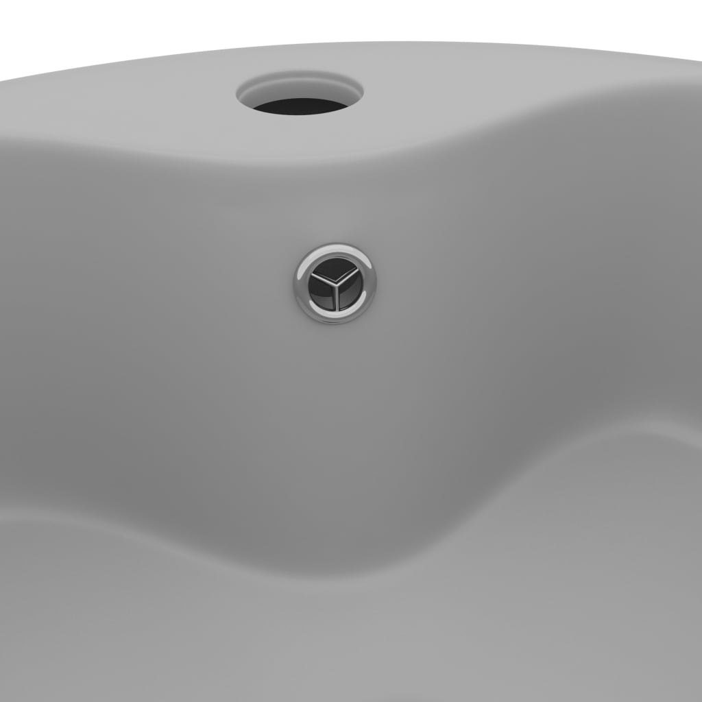 Ceramic Wash Basin with Overflow - Various Finishes - Bend