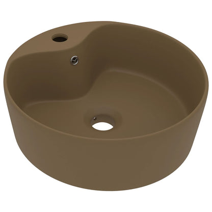 Ceramic Wash Basin with Overflow - Various Finishes - Bend