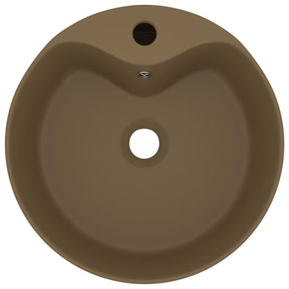 Ceramic Wash Basin with Overflow - Various Finishes - Bend