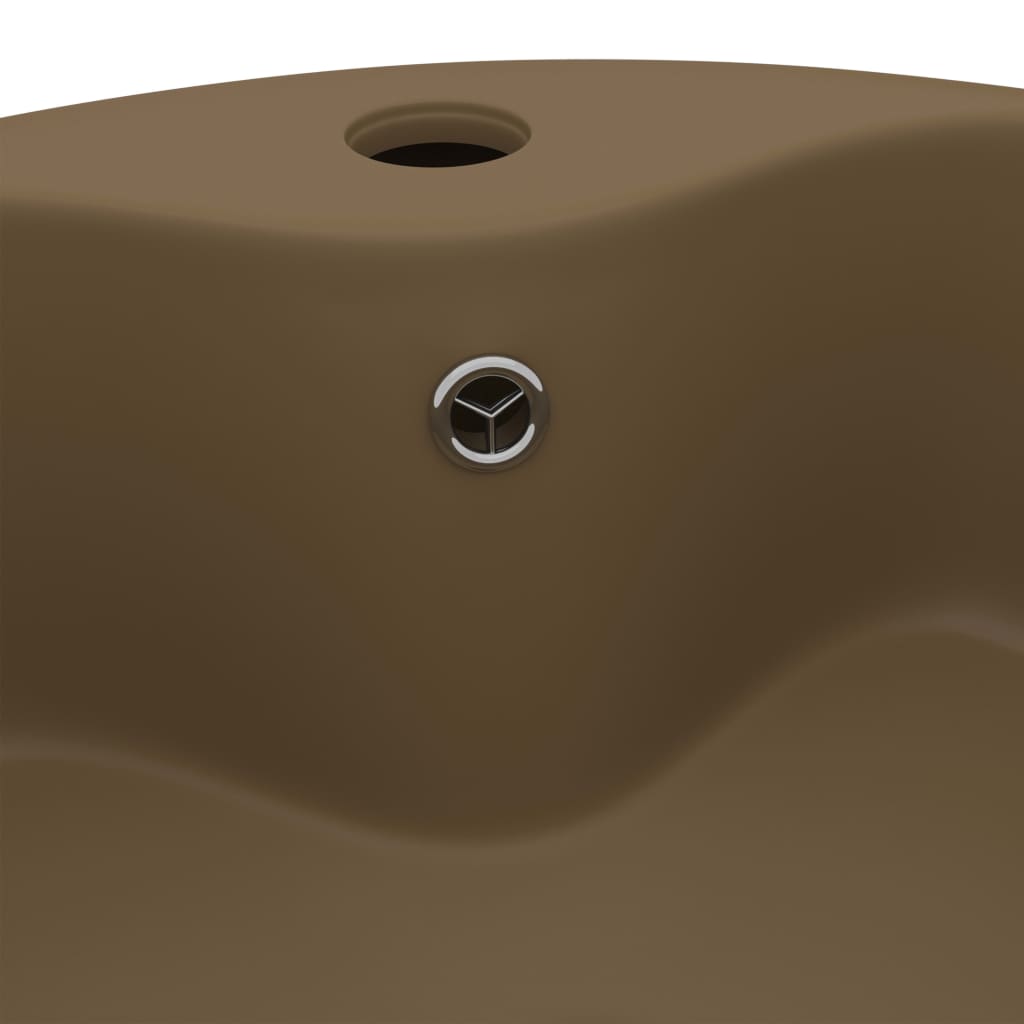 Ceramic Wash Basin with Overflow - Various Finishes - Bend