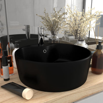 Ceramic Wash Basin with Overflow - Various Finishes - Bend