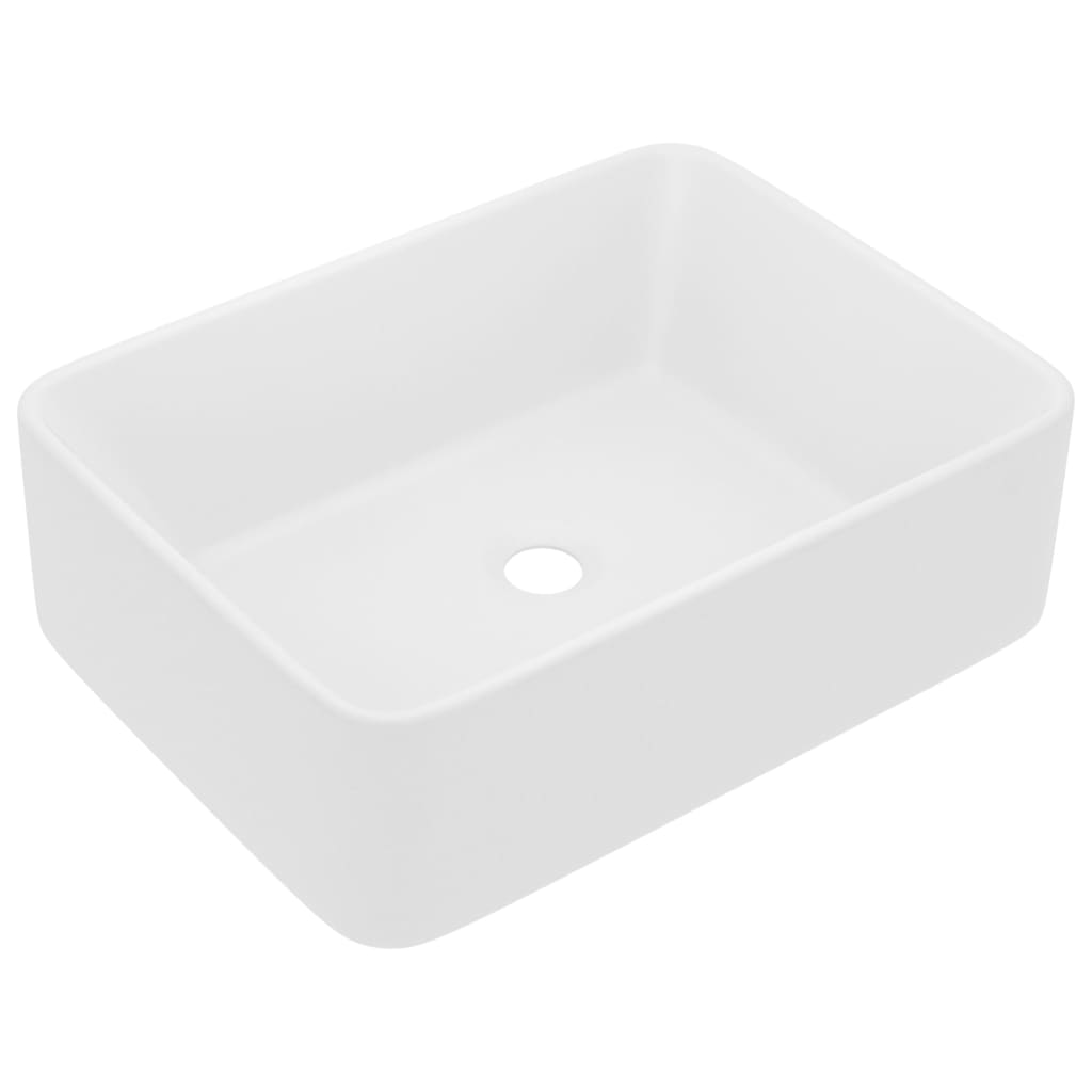 Luxury Ceramic Wash Basin, Rectangular - Various Matt Colours - Bend