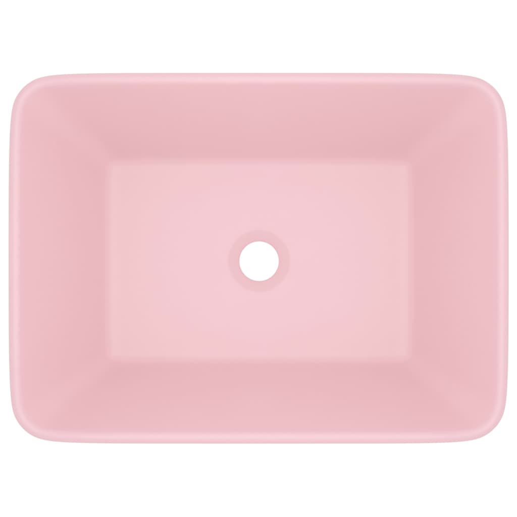 Luxury Ceramic Wash Basin, Rectangular - Various Matt Colours - Bend