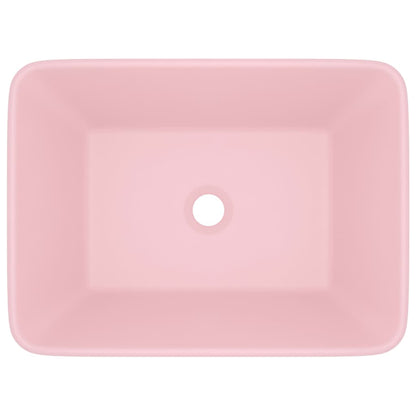 Luxury Ceramic Wash Basin, Rectangular - Various Matt Colours - Bend