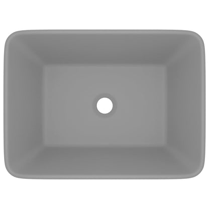 Luxury Ceramic Wash Basin, Rectangular - Various Matt Colours - Bend