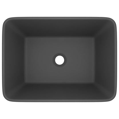 Luxury Ceramic Wash Basin, Rectangular - Various Matt Colours - Bend