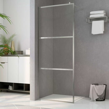 Walk-in Shower Wall with Clear ESG Glass 140x195 cm - Bend