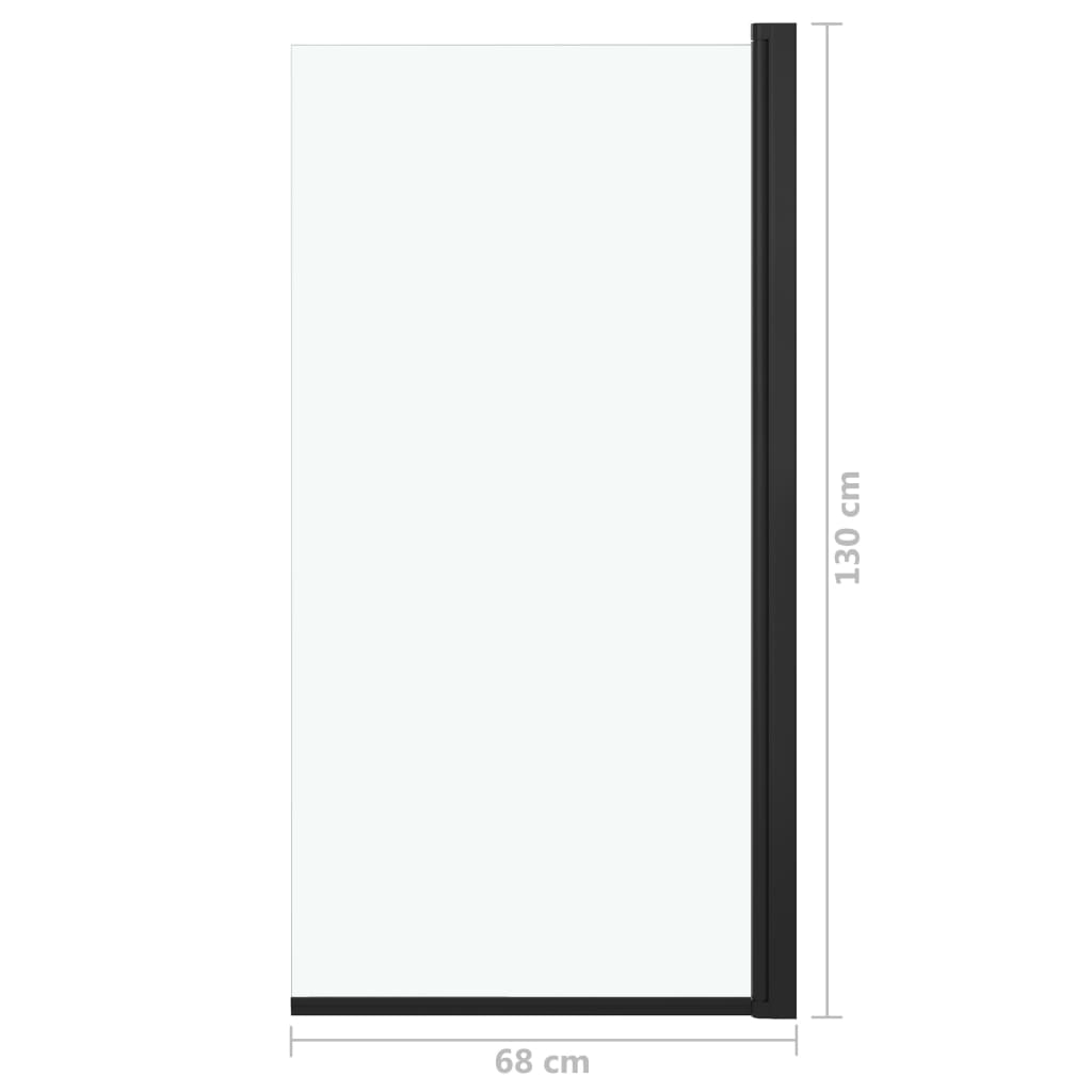 Shower Enclosure ESG 68x130 cm Black