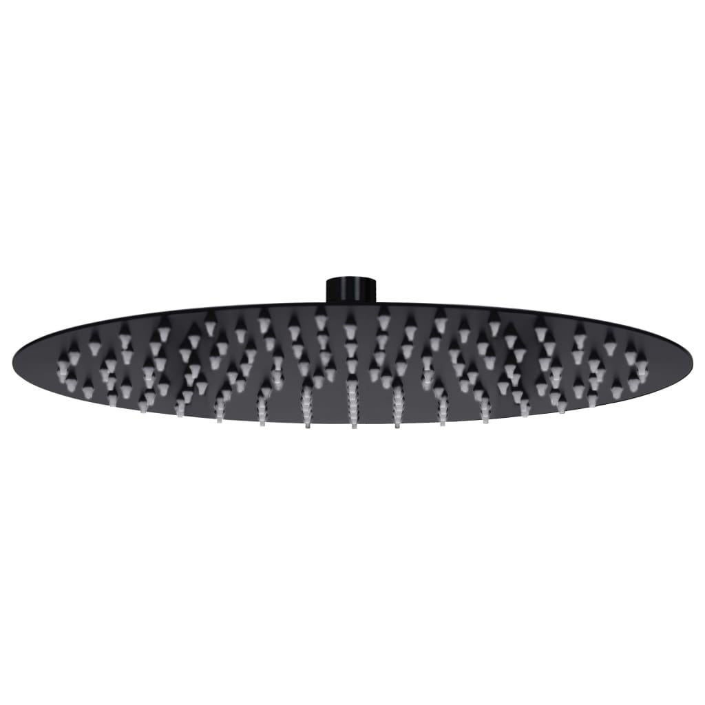 Round Stainless Steel Rain Shower Head - Various Finishes - Bend