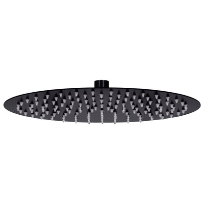 Round Stainless Steel Rain Shower Head - Various Finishes - Bend