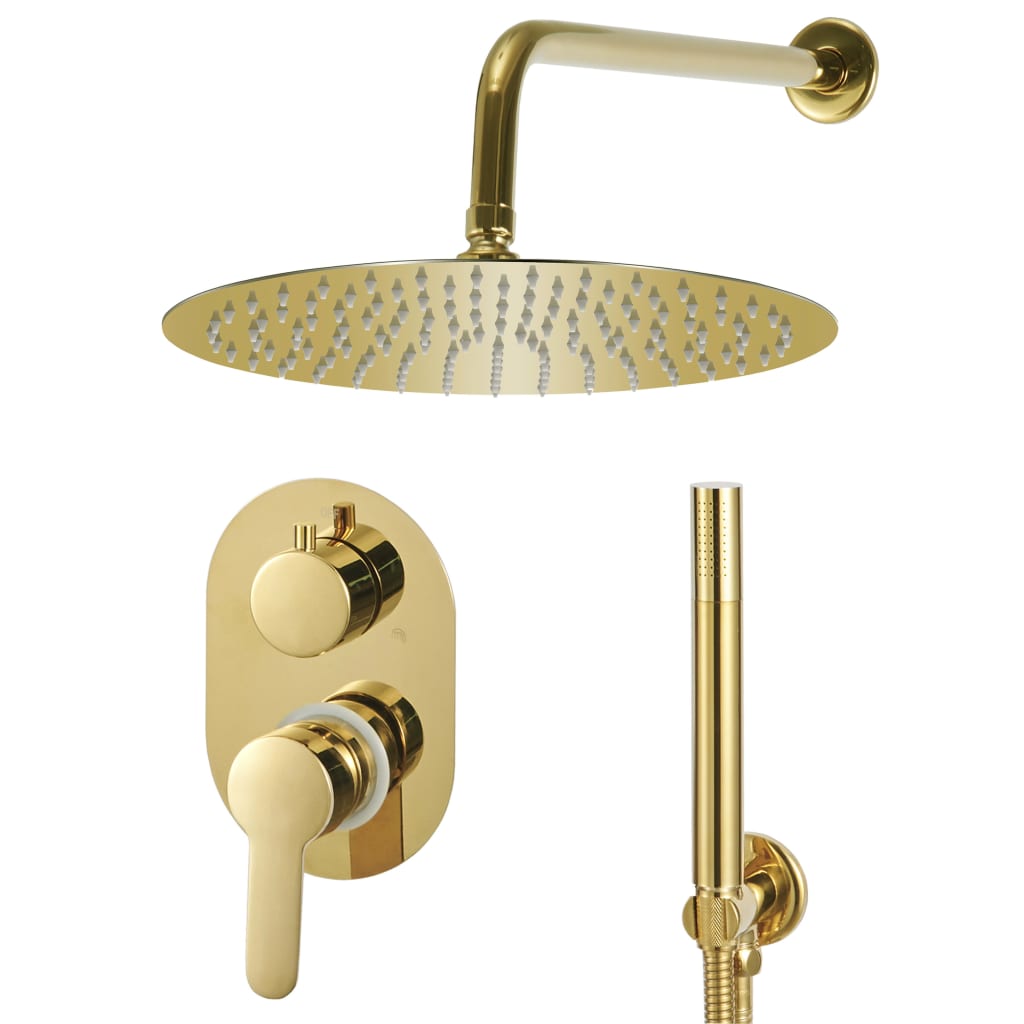 Shower System Stainless Steel 201 Gold - Bend