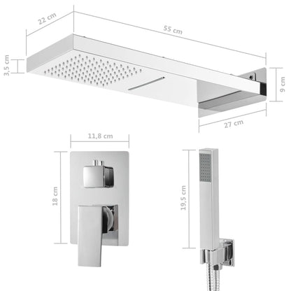 Shower System Stainless Steel 201 Silver - Bend