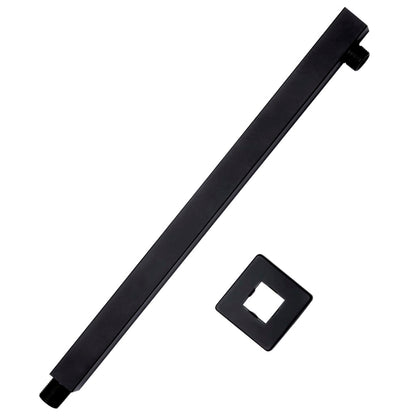 Shower Support Arm Square Stainless Steel 201 Black 40 cm - Bend